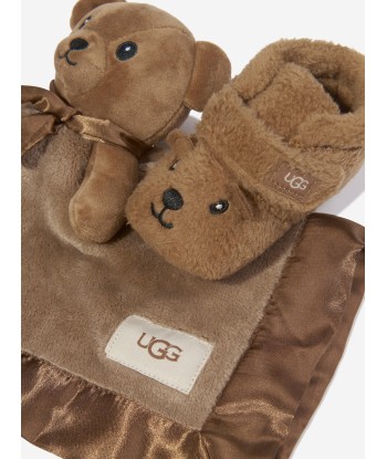 UGG Baby Bixbee Booties And Comforter Gift Set paiement sécurisé