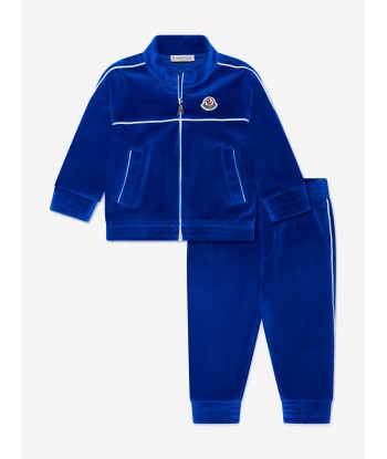 Moncler Enfant Baby Boys Velour Logo Tracksuit shop