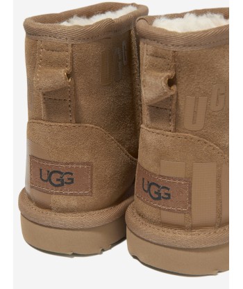 UGG Kids Suede Mini Scatter Graphic Boots basket pas cher