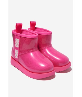 UGG Girls Waterproof Classic Clear Mini II Boots en stock