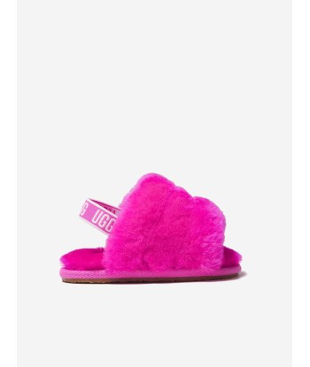 UGG Baby Girls Fluff Yeah Slides And Blanket Gift Set de l' environnement