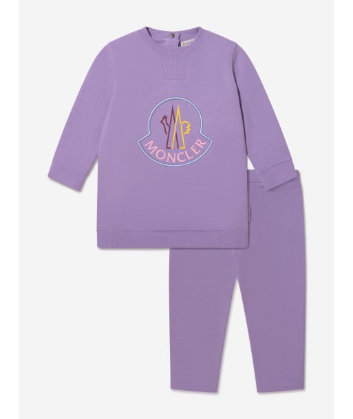 Moncler Enfant Baby Girls Embroidered Logo Tracksuit l'évolution des habitudes 