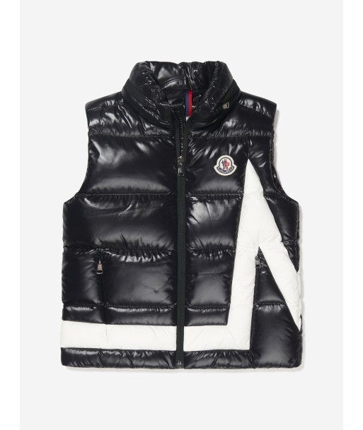 Moncler Enfant Boys Down Padded Kevoser Gilet la livraison gratuite