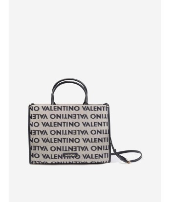 Valentino Girls August Tote Bag in Black le des métaux précieux