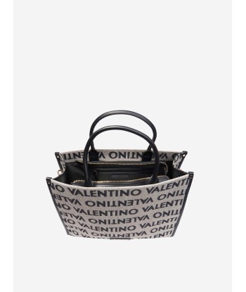 Valentino Girls August Tote Bag in Black le des métaux précieux