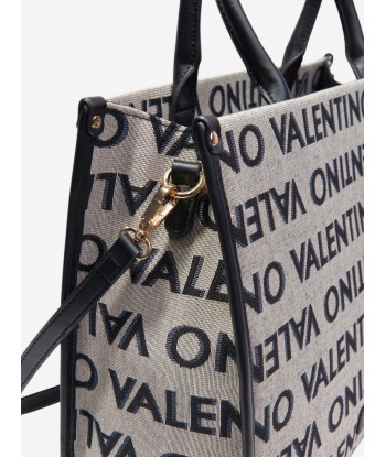 Valentino Girls August Tote Bag in Black le des métaux précieux