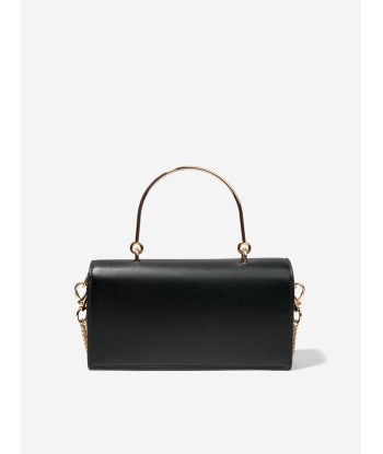 Valentino Girls Sand Satchel Bag in Black le des métaux précieux