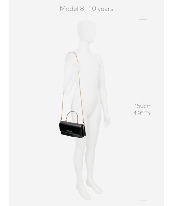 Valentino Girls Sand Satchel Bag in Black le des métaux précieux