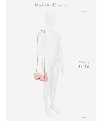 Valentino Girls Pretty Satchel Bag in Pink rembourrage situé sous