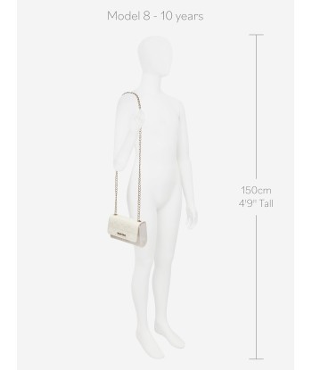 Valentino Girls Pretty Satchel Bag in Cream commande en ligne