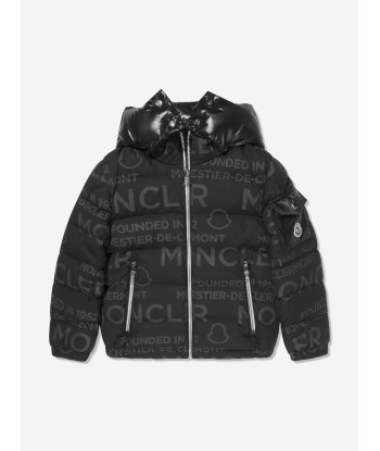 Moncler Enfant Boys Down Padded Orans Logo Jacket à prix réduit toute l'année