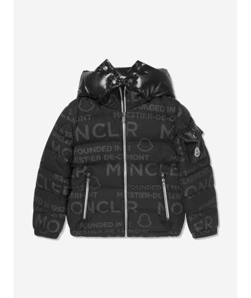 Moncler Enfant Boys Down Padded Orans Logo Jacket à prix réduit toute l'année