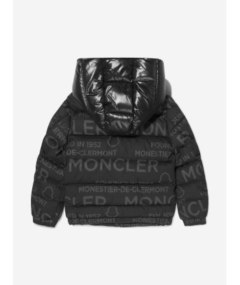 Moncler Enfant Boys Down Padded Orans Logo Jacket à prix réduit toute l'année