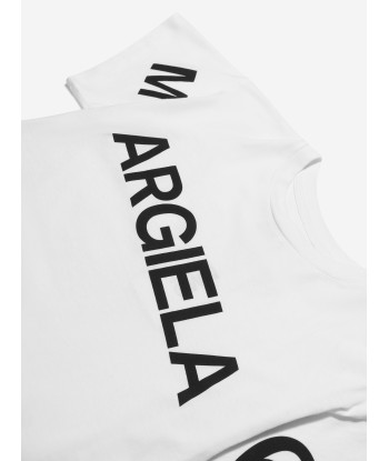 MM6 Maison Margiela Kids Logo Print T-Shirt Fin de série