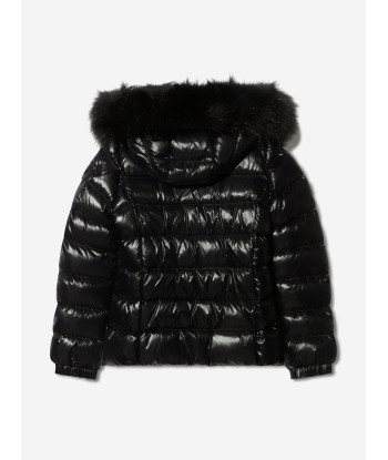 Moncler Enfant Girls Down Padded Bady Fur Jacket outlet