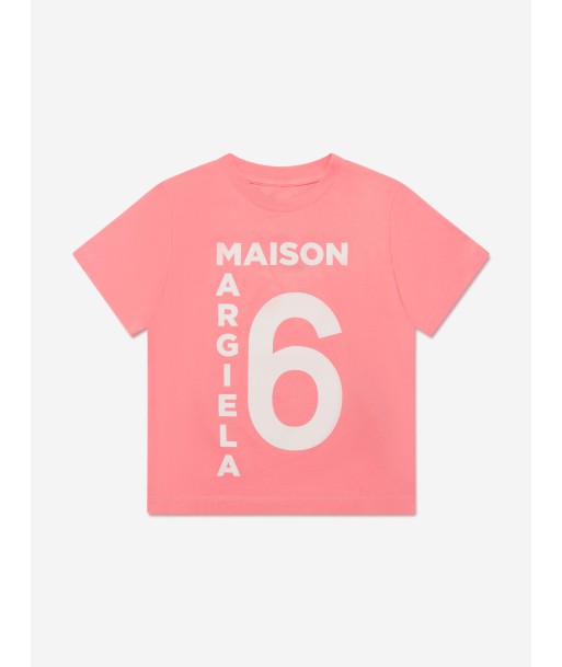 MM6 Maison Margiela Kids Large Logo Print T-Shirt en ligne des produits 