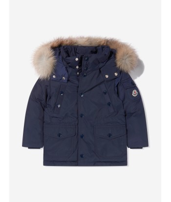 Moncler Enfant Boys Down Padded Yann Long Parka Comparez et commandez 