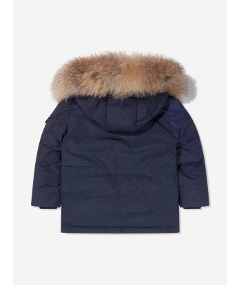 Moncler Enfant Boys Down Padded Yann Long Parka Comparez et commandez 