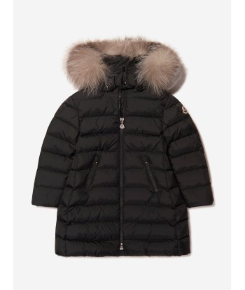 Moncler Enfant Girls Down Padded Abelle Long Coat du meilleur 