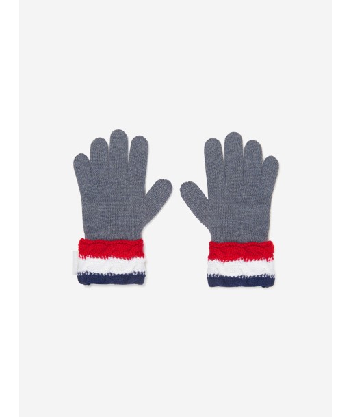 Moncler Enfant Boys Wool Knitted Gloves sur le site 