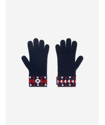 Moncler Enfant Boys Wool Knitted Gloves vente chaude votre 