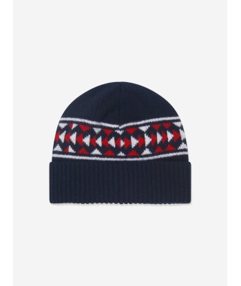 Moncler Enfant Boys Wool Knitted Logo Hat l'évolution des habitudes 