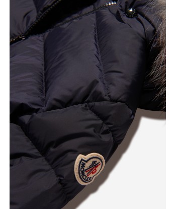 Moncler Enfant Girls Down Padded Abelle Long Coat vente chaude votre 