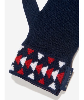 Moncler Enfant Boys Wool Knitted Gloves vente chaude votre 