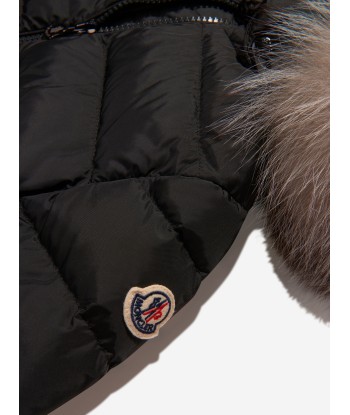 Moncler Enfant Girls Down Padded Abelle Long Coat du meilleur 