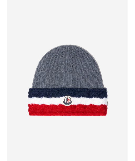 Moncler Enfant Boys Wool Knitted Logo Hat Le MVP de beaucoup