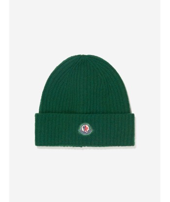 Moncler Enfant Kids Wool Knitted Logo Hat ouvre sa boutique