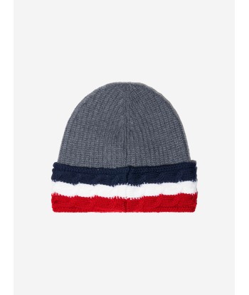 Moncler Enfant Boys Wool Knitted Logo Hat Le MVP de beaucoup